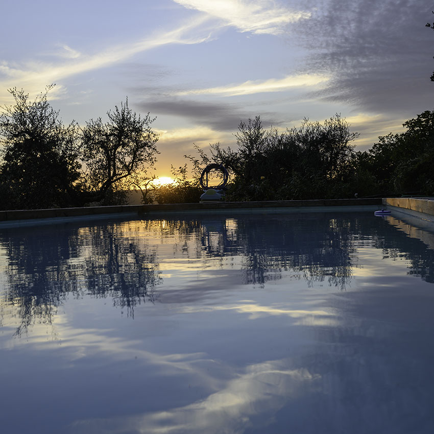 Pool at Castel Cellesi apartment