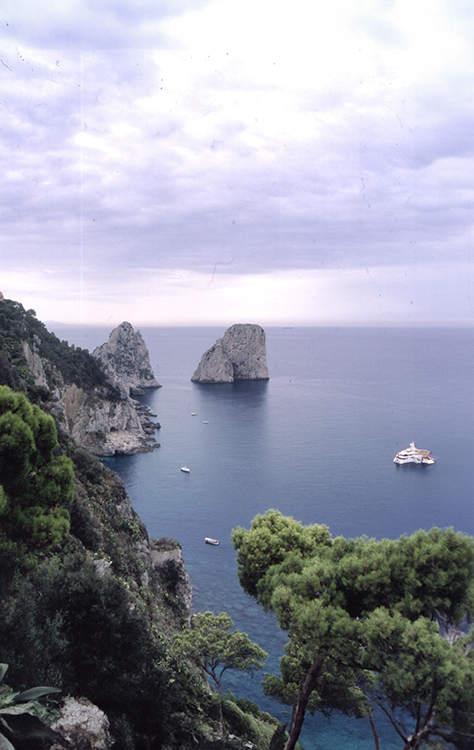 faraglioni off Capril, My Travels in Italy, Marcus Travel Journmal

