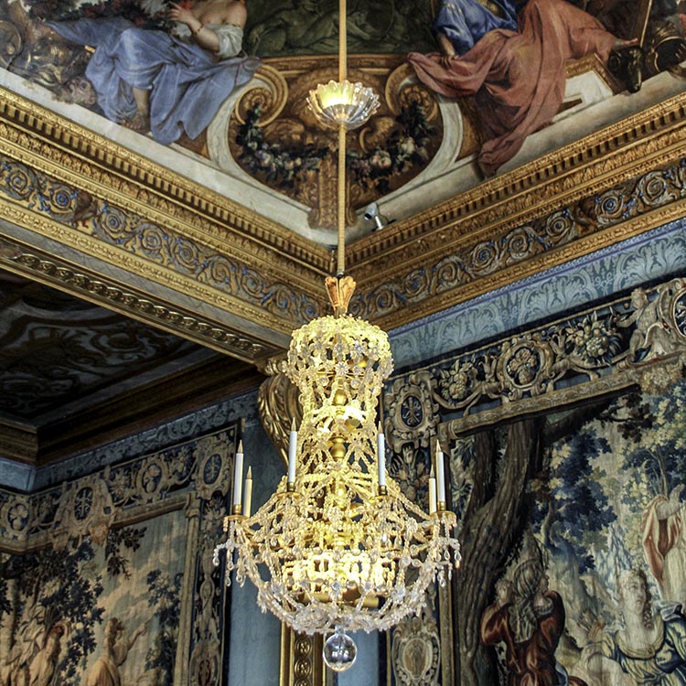 Lavish interior of Vaux-Le-Vicomte, France, My Travels in France, Marcus Travel Journal